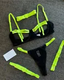 ست شورت و سوتین سینه باز فنردار همراه رانبند و چوکر زنانه کد 9420