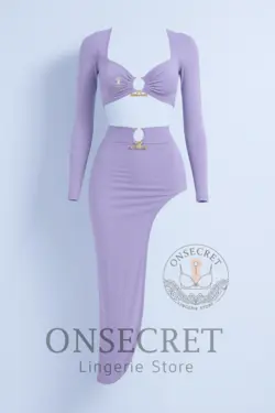 ست نیمتنه دامن زنانه فانتزی از جنس فلامنت کد M060