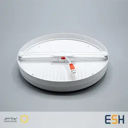 خرید و قیمت پنل تمام نور روکار گرد 18 وات سری ونوس یزدنور | الکتروشید