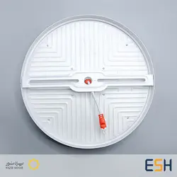 خرید و قیمت پنل تمام نور روکار گرد 18 وات سری ونوس یزدنور | الکتروشید