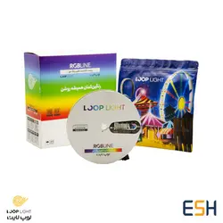 خرید و قیمت ریسه 5050 هفت رنگ تراکم 60 RGB لوپ لایت | الکتروشید