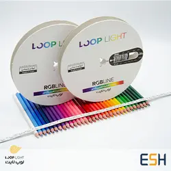 خرید و قیمت ریسه 5050 هفت رنگ تراکم 60 RGB لوپ لایت | الکتروشید