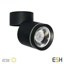 خرید و قیمت چراغ استوانه ای روکار COB چرخشی 20 وات سری ونوس یزدنور | الکتروشید