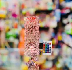 چراغ خواب رومیزی کریستال شارژی D5565