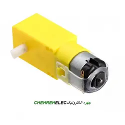 موتور ربات زرد رنگ DC3V-6V DC