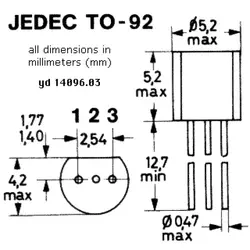 سنسور دما (LM335Z(TO92
