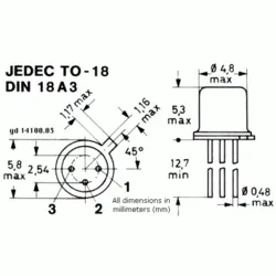 سنسور دما فلزی (SMT172(TO18