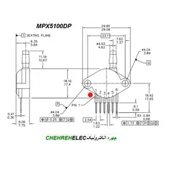 MPX5100DP  سنسور فشار
