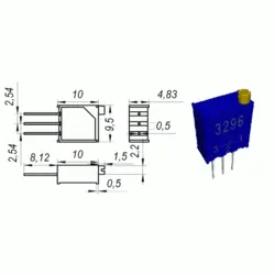 مولتی ترن ایستاده طوسی 10 اهم 67WR-BI