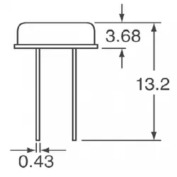 کریستال کوتاه  7.3728MHZ