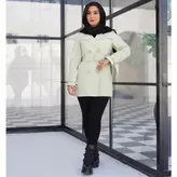 بارانی زنانه کوتاه آستر دار مدل سوگل - کد 4103