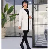 بارانی زنانه کوتاه آستر دار مدل سوگل - کد 4103