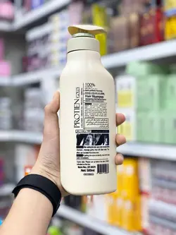 شامپو پروتئین گلد دکتر لانا حاوی پروتئین روغن آرگان کلاژن.ساز کراتین دار DR LANA