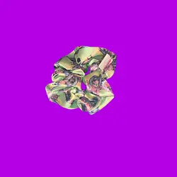 کش مو ساتن طرح کارتونی بزرگ 31151 - هانیکده