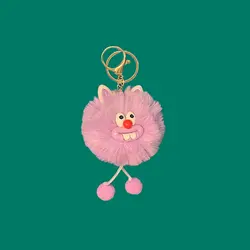 جاکلیدی آویز کیف پشمالو عروسک دندون دراز 33006 - هانیکده