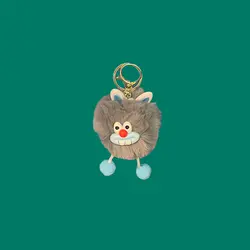 جاکلیدی آویز کیف پشمالو عروسک دندون دراز 33006 - هانیکده