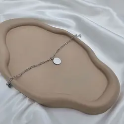 دستبند استیل الیزابت زنجیر بیضی &raquo; فروشگاه خط گالری