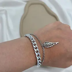 دستبند دو ردیف بال اوریگامی &raquo; فروشگاه خط گالری