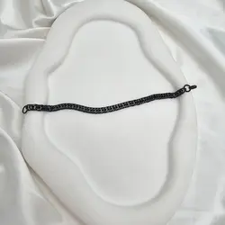 دستبند کارتیر دوبل مشکی &raquo; فروشگاه خط گالری