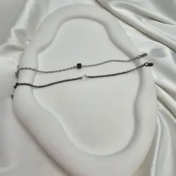 دستبند کرستالی هفت رنگ استیل خاص &raquo; فروشگاه خط گالری