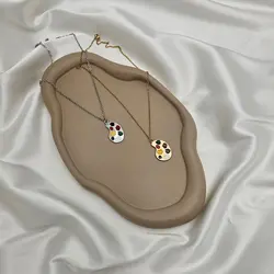 گردنبند استیل پالت رنگ &raquo; فروشگاه خط گالری