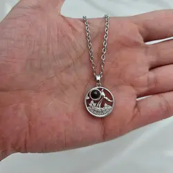 گردنبند جواهری دم وال صد زبانه &raquo; فروشگاه خط گالری