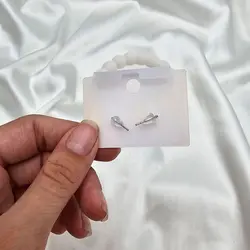 گوشواره ی قلب مینیمال صدفی &raquo; فروشگاه خط گالری