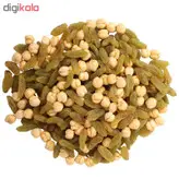 نخودچی خام و کشمش فله مقدار 100 گرم