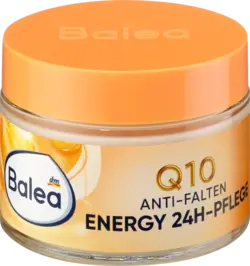 کرم صورت Q10 ضد چروک مراقبت 24 ساعته 50 میلی لیتر.Balea Gesichtscreme Q10 Anti-Falten Energy 24H-Pflege, 50 ml