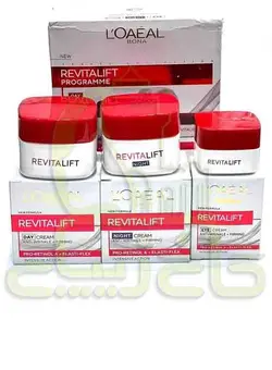 پک 3 تایی زیبایی Revitalift لورال پاریس Loreal - کاخ زیبایی