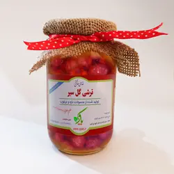 ترشی گل سیر محلی خانگی 500 گرمی