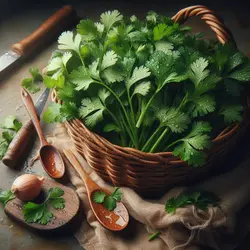 گشنیز پاک شده تازه بسته  یک کیلوگرمی