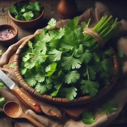 گشنیز پاک شده تازه بسته  یک کیلوگرمی
