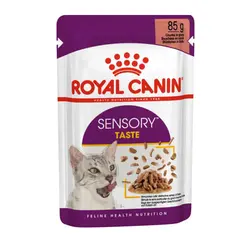 پوچ گربه حساس به طعم غذا در سس رویال کنین Royal Canin Sensory Taste In Gravy