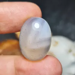 نگین سنگ عقیق  آبدار رگه سلیمانی شن دار  خراسانی کد 27984