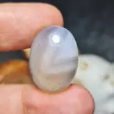 نگین سنگ عقیق  آبدار رگه سلیمانی شن دار  خراسانی کد 27984