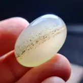 نگین درشت سنگ عقیق شن دارمعدنی کد 27156