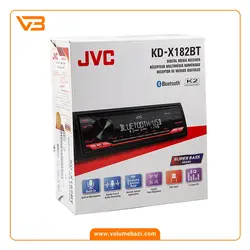 پخش کننده خودرو جی وی سی مدل KD-X182BT