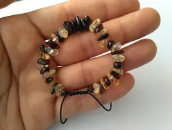 دستبند سیترین و گارنت (کد 608)