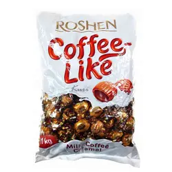 آبنبات کافی لایک روشن Roshen Caramels Milk با مغز کارامل 1 کیلوگرم