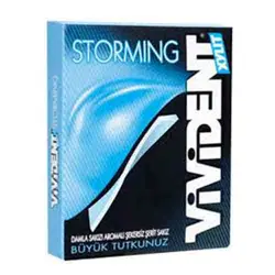 آدامس بدون قند ویویدنت VIVIDENT استورمینگ با طعم اکالیپتوس 12 تایی