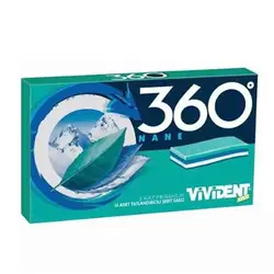 آدامس ویویدنت VIVIDENT 360 NANE با طعم نعنا بسته 14 عددی