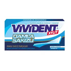آدامس ویویدنت VIVIDENT Damla Sakızlı با رایحه خنک 14 عددی