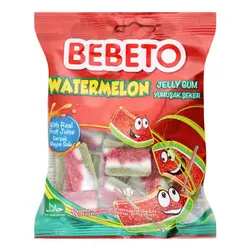 پاستيل ببتو Bebeto Watermelon با طرح هندوانه 80 گرم