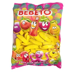 پاستیل شکری ببتو Bebeto با طرح موز 1000 گرم