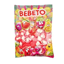 پاستیل مخلوط میوه ای ببتو Bebeto با طرح قارچ 1000 گرم