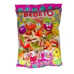 پاستیل مخلوط میوه ای ببتو Bebeto با طرح کوسه 1000 گرم