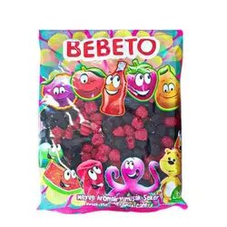 پاستیل میوه ای ببتو BEBETO با طرح توت جنگلی 700 گرم