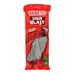 پاستیل نواری ترش ببتو BEBETO با طعم نوشابه 180 گرم