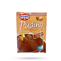 پودر پودینگ دکتر اوتکر Dr.Oetker cikolatali bademli شکلاتی با تکه های بادام 104 گرم